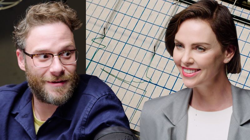 Watch Lie Detector Test Seth Rogen And Charlize Theron Take A Lie Detector Test Vanity Fair 