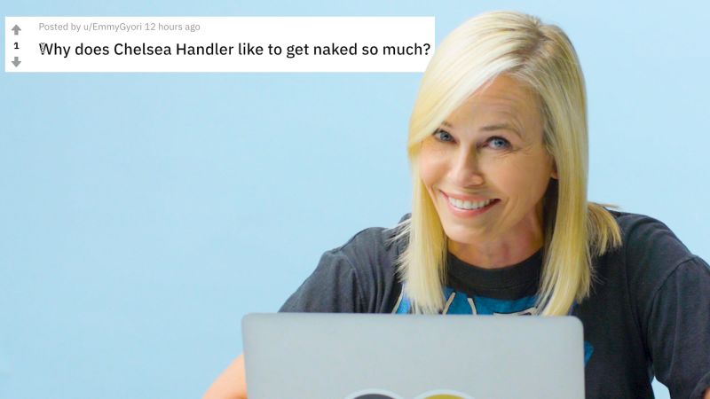 Watch Actually Me Chelsea Handler Goes Undercover On Reddit Youtube And Twitter Gq Video Cne