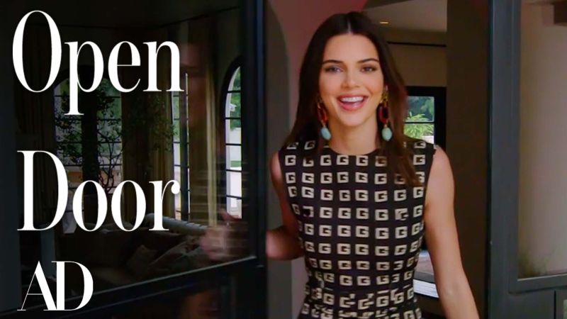 Watch Open Door Inside Kendall Jenner S Cozy L A Hideaway Architectural Digest Video Cne