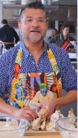 Watch From The Test Kitchen Rick Makes Pozole Verde Mexican Stew Bon Appetit Video Cne