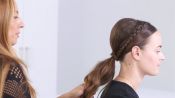 Holiday Hair Tutorial: Crown-Braid Ponytail