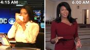 A News Anchor's Entire Routine, from Waking Up to Getting On Camera
