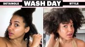 My 5-Step Wash Day Routine For Detangling and Dermatitis