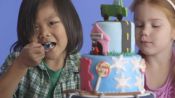 Kids React to Unbelievable Cakes in Slow Motion