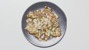 Roasted Cauliflower with Capers, Lemon, and Parmesan 