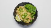 Green Coconut Shrimp Curry