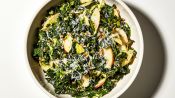 Kale and Brussels Sprouts Salad