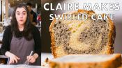 Claire Bakes Swirled Sesame Cake