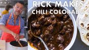 Rick Makes Chili Colorado (Stewed Pork in Chili Sauce) | From the Test Kitchen | Bon Appétit
