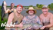 Brad and Matty Matheson Go Noodling for Catfish Part 1