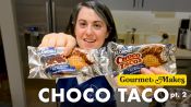Pastry Chef Attempts to Make Gourmet Choco Tacos Part 2