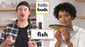 Keke Palmer & Brad Try 6 Types of Fish