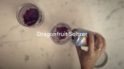 Plane Food: Dragonfruit Seltzer