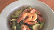 Charles Phan's Stir-Fried Shrimp with Bok Choy and Shiitake