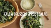 How to Make Kale & Brussels Sprout Salad
