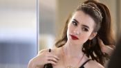 Lily Collins Plays a Game of "Collins on Collins"