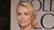 Hairstyle Tutorial for a Bun/Sparkly Headband Combo, Inspired by Charlize Theron’s Red Carpet Classic  