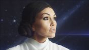 Kim Kardashian as Princess Leia Halloween Makeup Tutorial