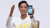 Black Panther's Letitia Wright Shows Us the Last Thing on Her Phone