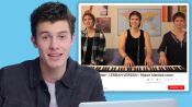Shawn Mendes Watches Fan Covers On YouTube