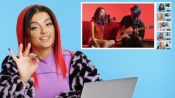 Bebe Rexha Watches Fan Covers On YouTube and TikTok 