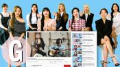 K-pop группа TWICE смотрят каверы на свои песни | Glamour Россия 