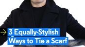 3 Equally-Stylish Ways to Tie a Scarf