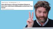Zach Galifianakis Goes Undercover on Reddit, YouTube and Twitter