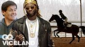 2 Chainz and Mark Cuban Check Out the Most Expensivest Horses | GQ & VICELAND