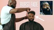 James Harden's Burst Fade Haircut Recreated by a Master Barber