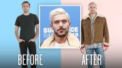Zac Efron’s Bleached Hair Recreated by Professional Stylists