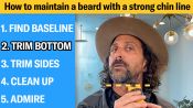 How to Get a Perfect Chin Line For Your Beard (5 Step Tutorial)