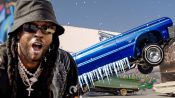 2 Chainz Inspects a $5M Lowrider Collection