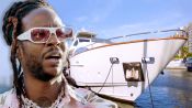 2 Chainz Checks Out a $15,000,000 Super Yacht with a Jet Ski Garage