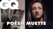 Poésie Muette, tatoueuse spécialisée dans le blackwork et le micro-réalisme, raconte le métier à GQ