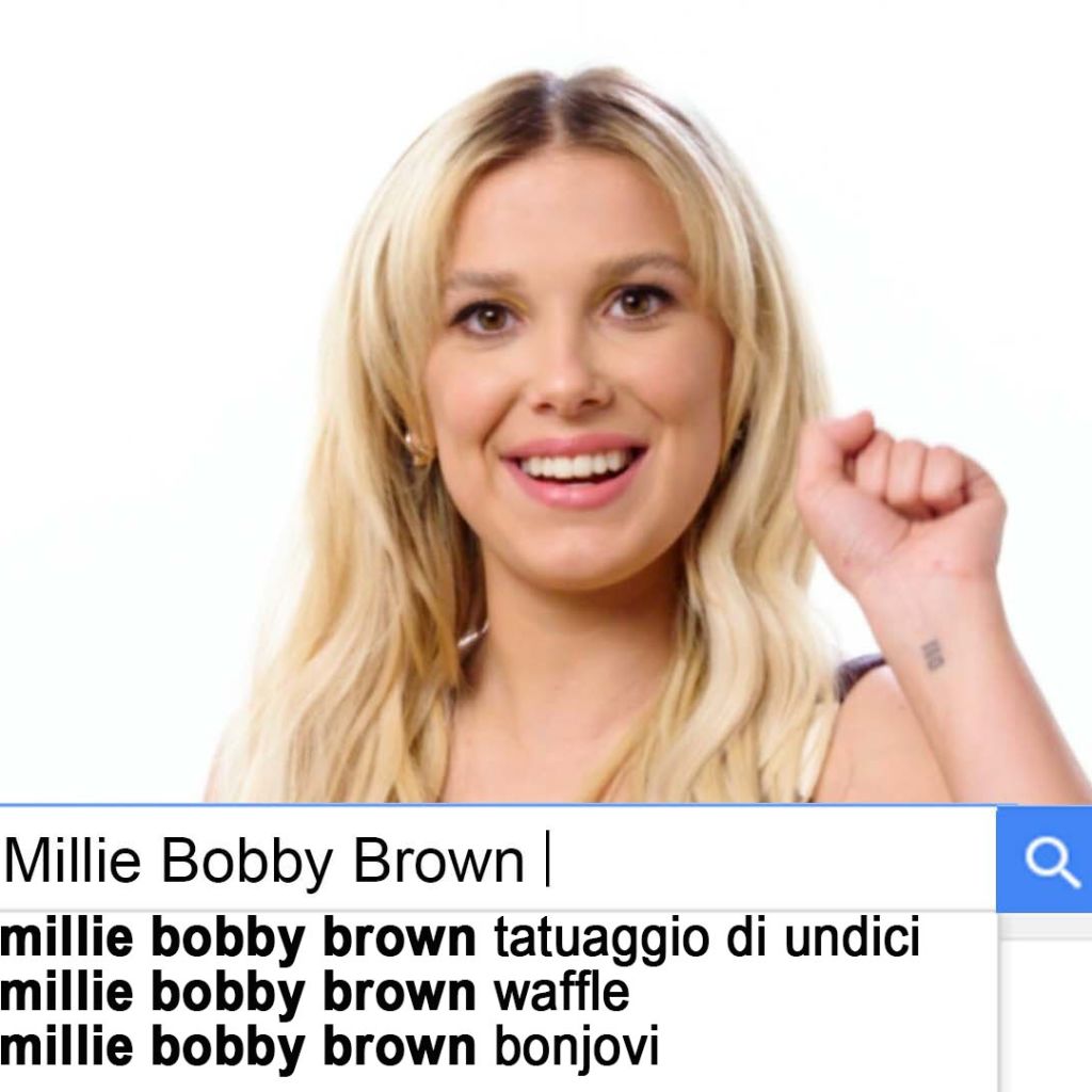 Millie Bobbie Brown risponde alle domande del web