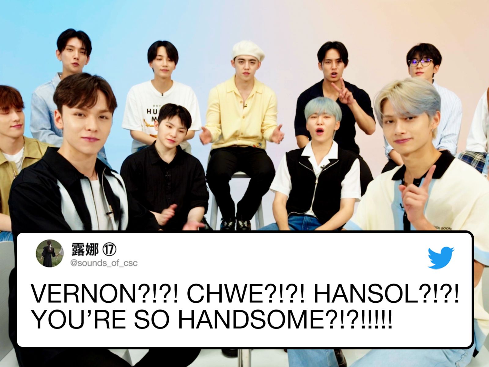 Seventeen Competes in a Compliment Battle