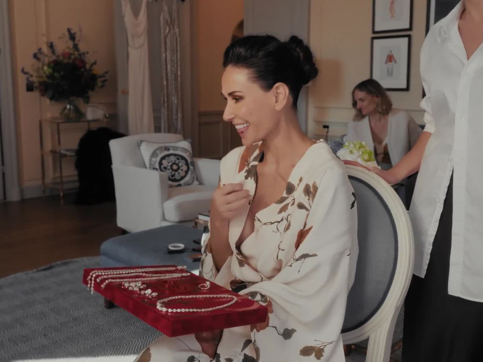 Getting Ready With Demi Moore for the 2024 AmFAR Gala In Cannes