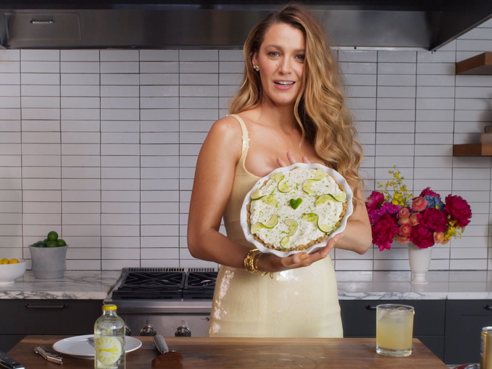Blake Lively Makes Her Signature Key Lime Pie—And Talks Playing Lily Bloom In It Ends With Us