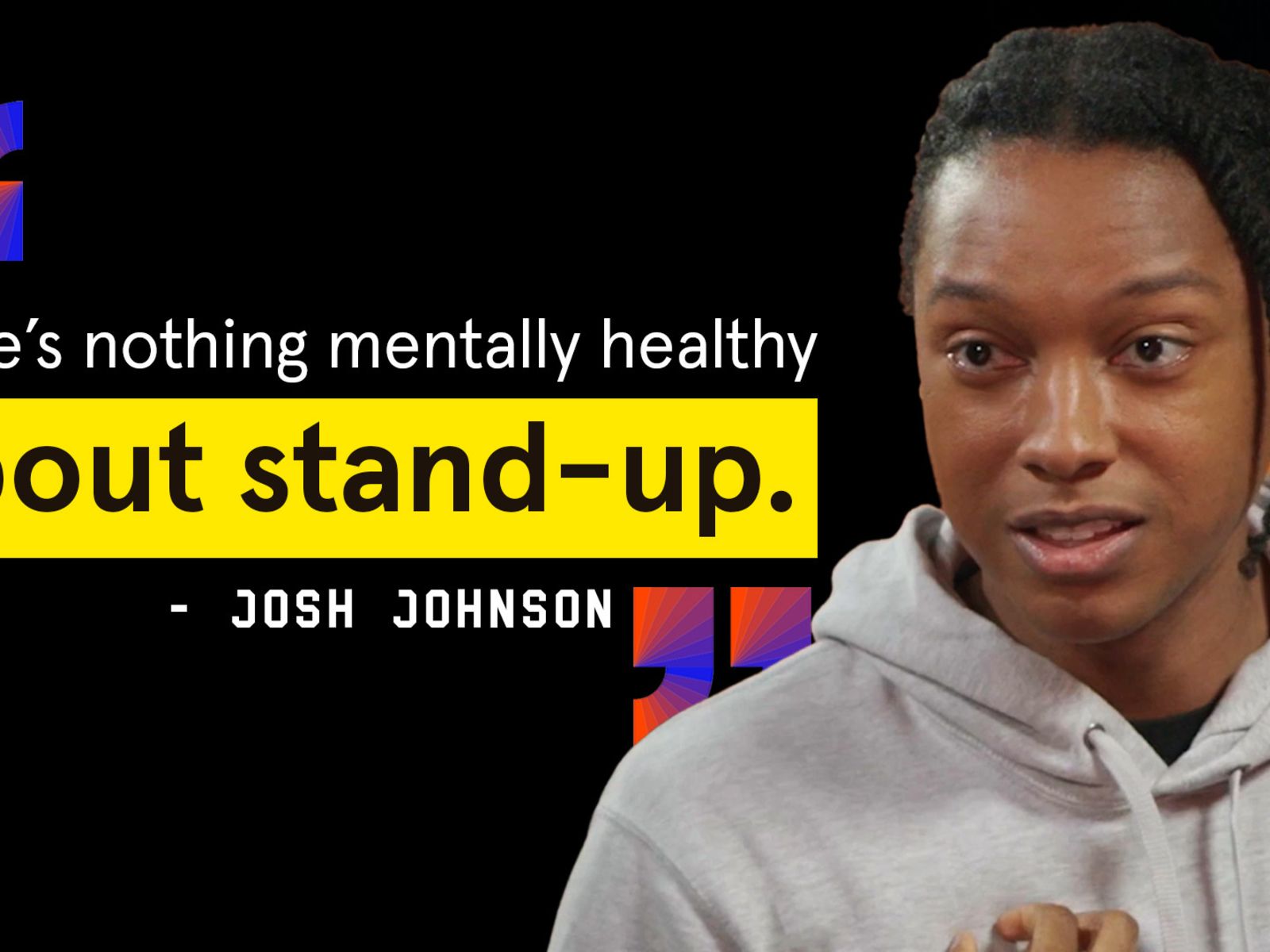 Josh Johnson on Comedy and Mental Health in the Age of Social Media