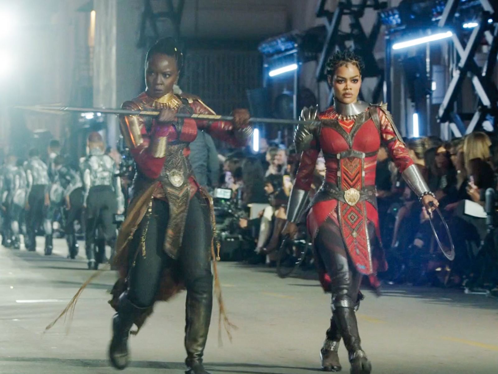 Teyana Taylor & Danai Gurira Shut It Down at Vogue World: Hollywood