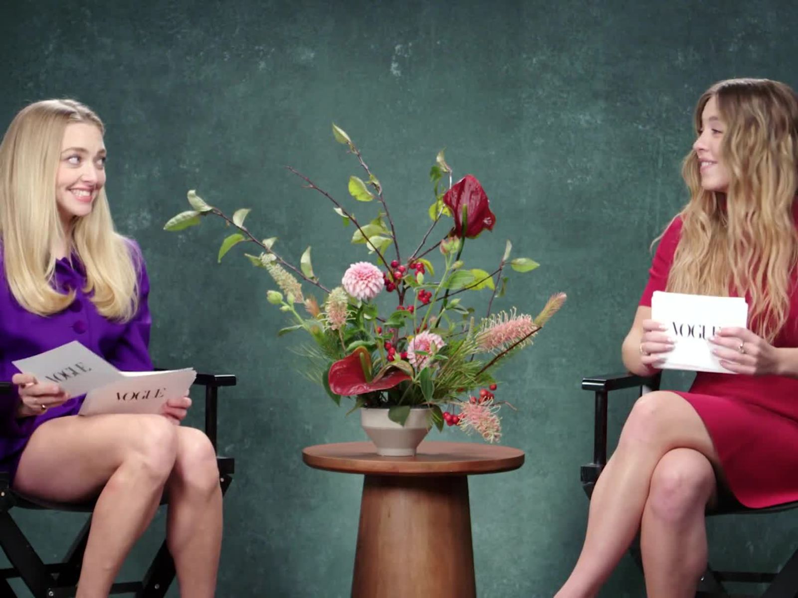 Amanda Seyfried and Sydney Sweeney Talk Favorite Character Outfits, Fan Clubs, and Fashion Mishaps in Off the Cuff