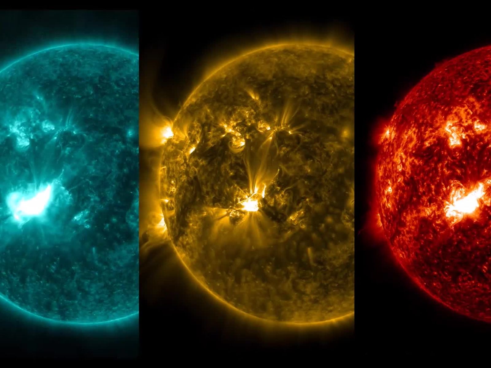 Llamarada solar captada por la NASA
