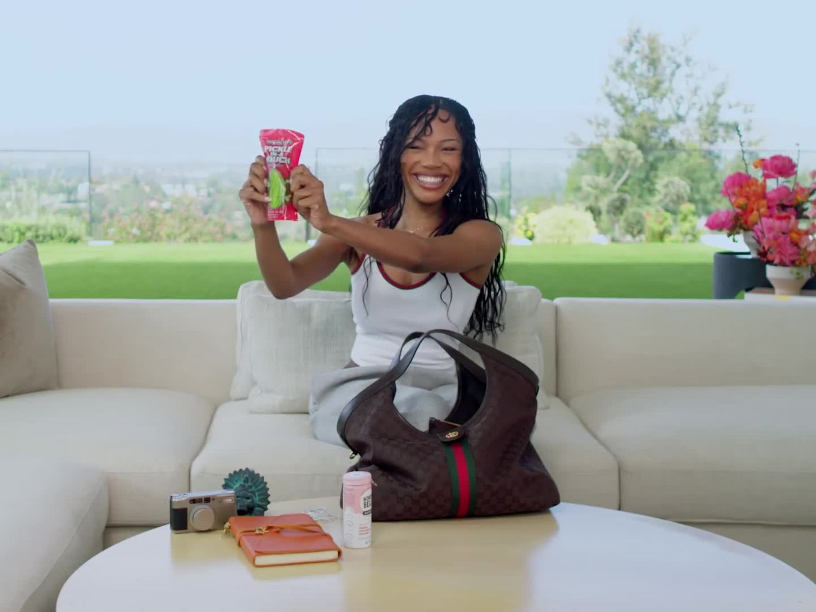 Quenlin Blackwell’s Gucci Giglio Bag Is Full of Surprises