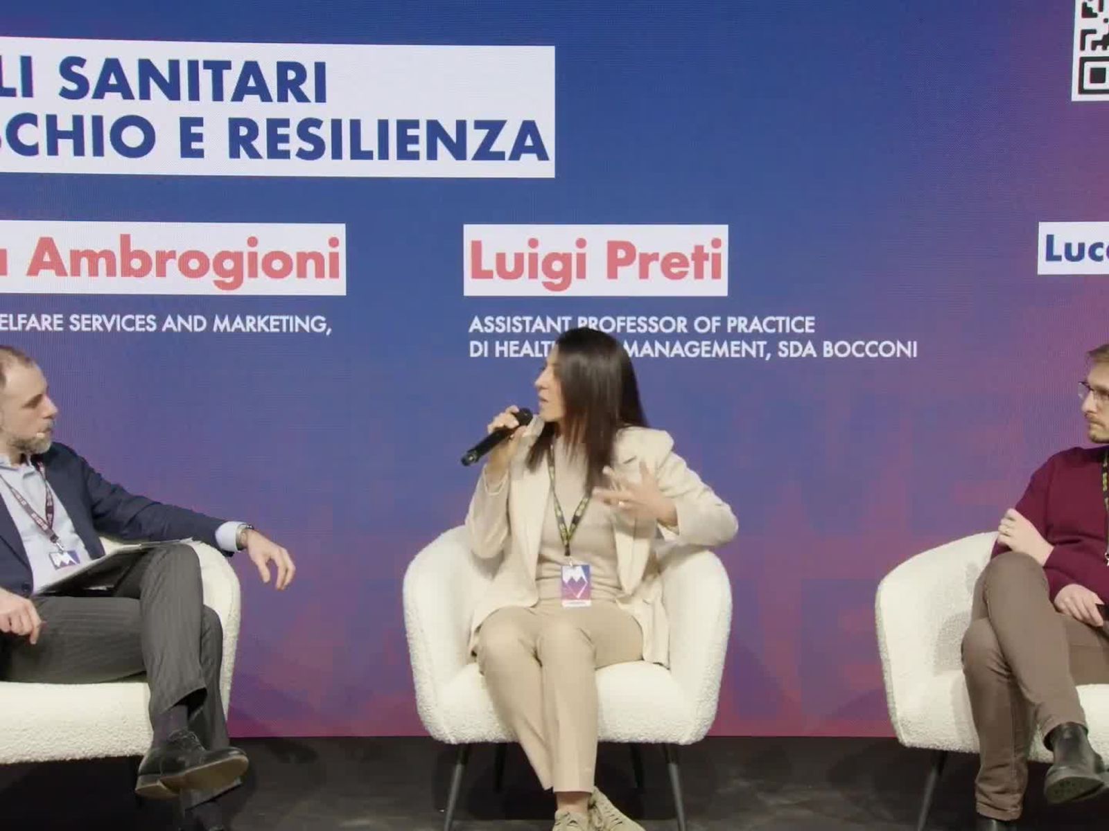 Barbara Ambrogioni e e Luigi Preti raccontano modelli sanitari tra rischi e resilienza