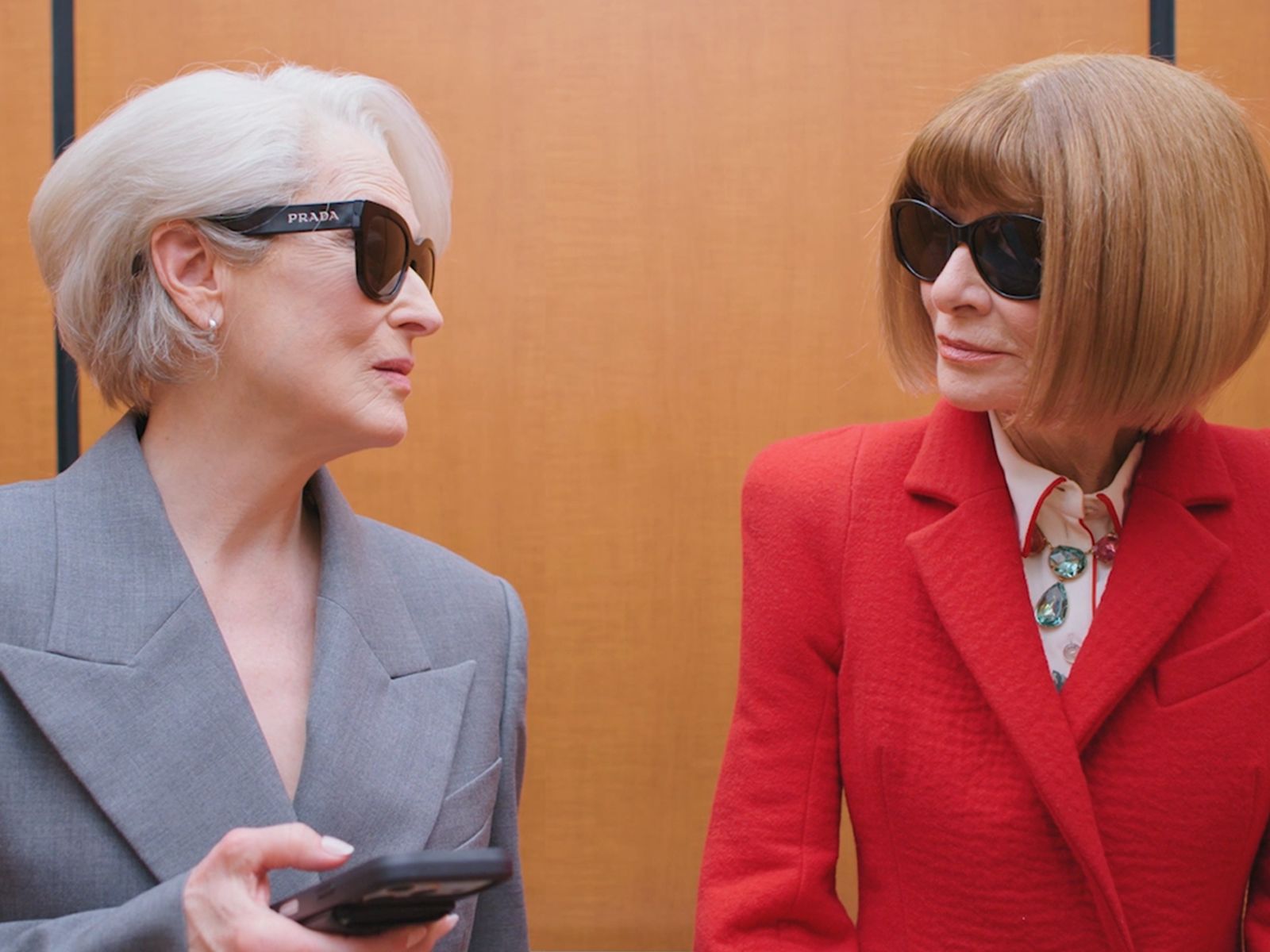Here’s What Happens When Anna Wintour and Miranda Priestly Share an Elevator