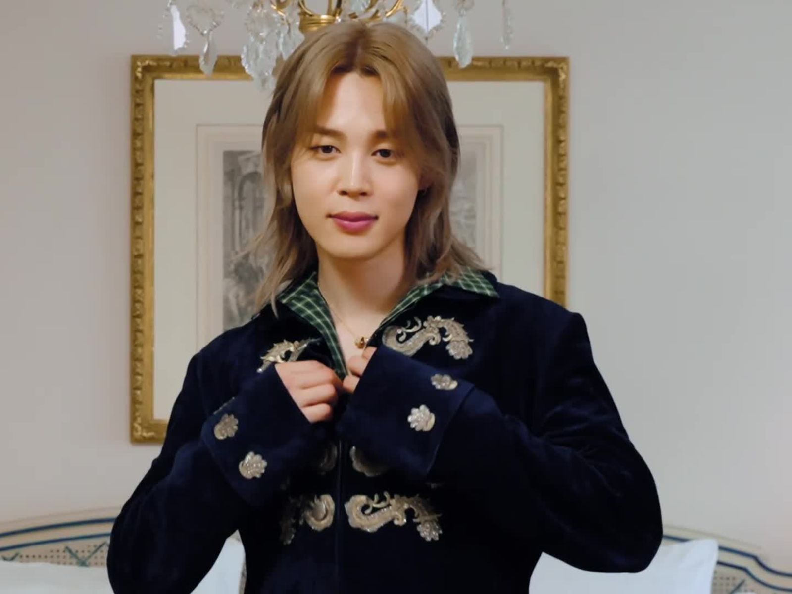 Jimin Shares His Pre-Show Superstitions, Favorite Room Service Meal, and More Before the Dior Show