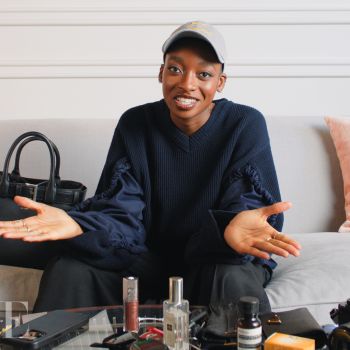 Inside Little Simz’s Prada Buckle Bag