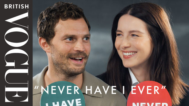Jamie Dornan & Caitríona Balfe Play “Never Have I Ever”