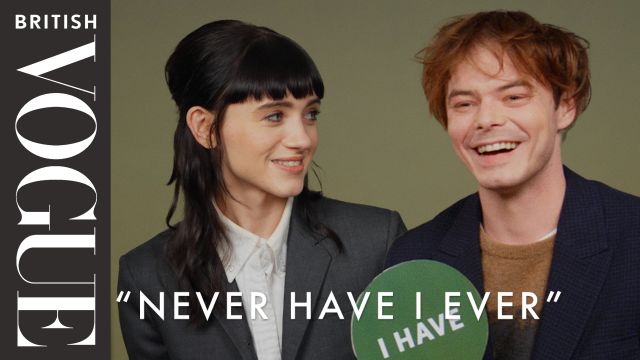 Natalia Dyer & Charlie Heaton Play “Never Have I Ever”